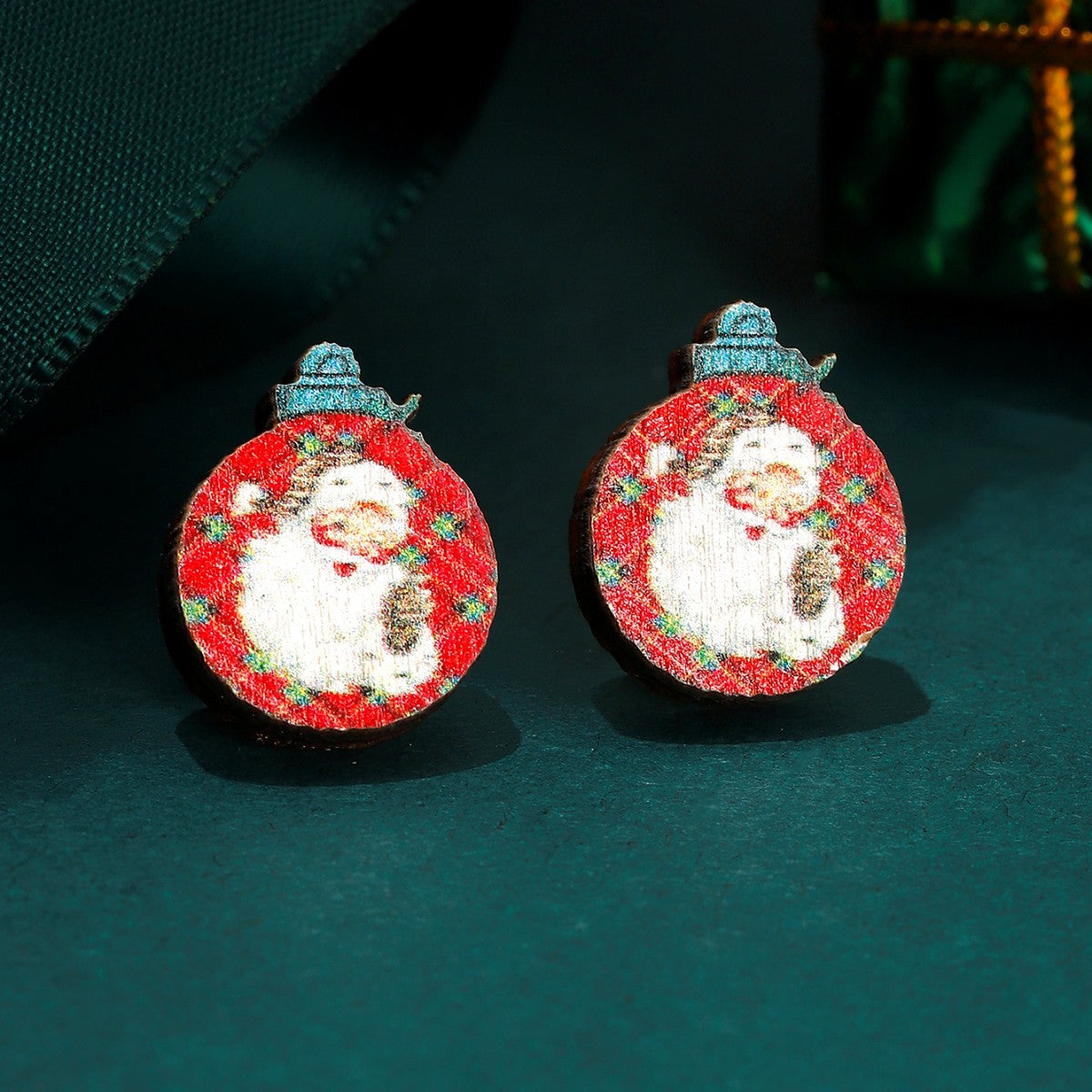 Snowflake Boots Tree Female Cartoon Small Earrings