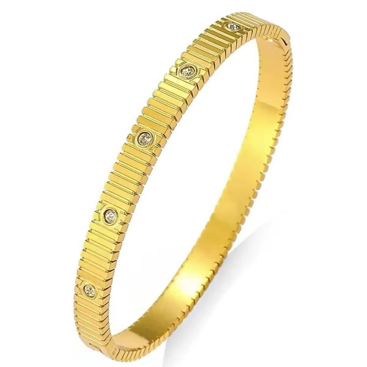 Titanium Steel Female Diamond High-grade Stainless Bracelet