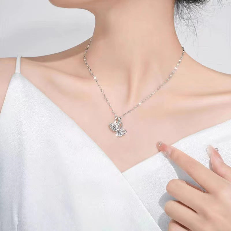 Design High-grade Zircon Clavicle Chain Gifts For Pendants