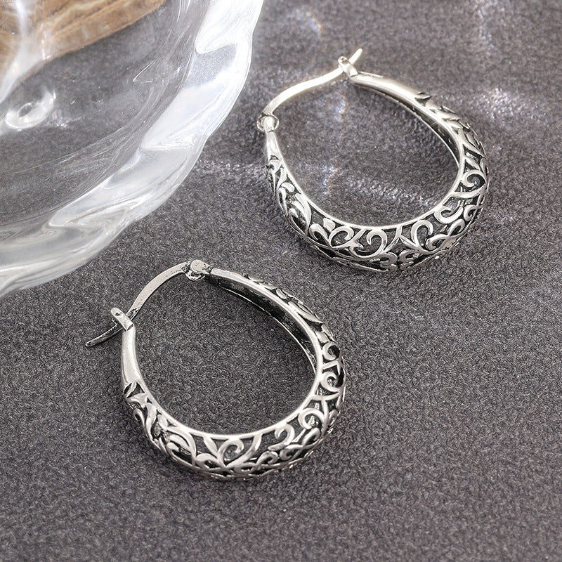 Unique Copper Korean Style Niche Design Earrings