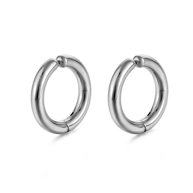 Women's & Men's Fashion Simple Titanium Steel Trendy Ear Clip