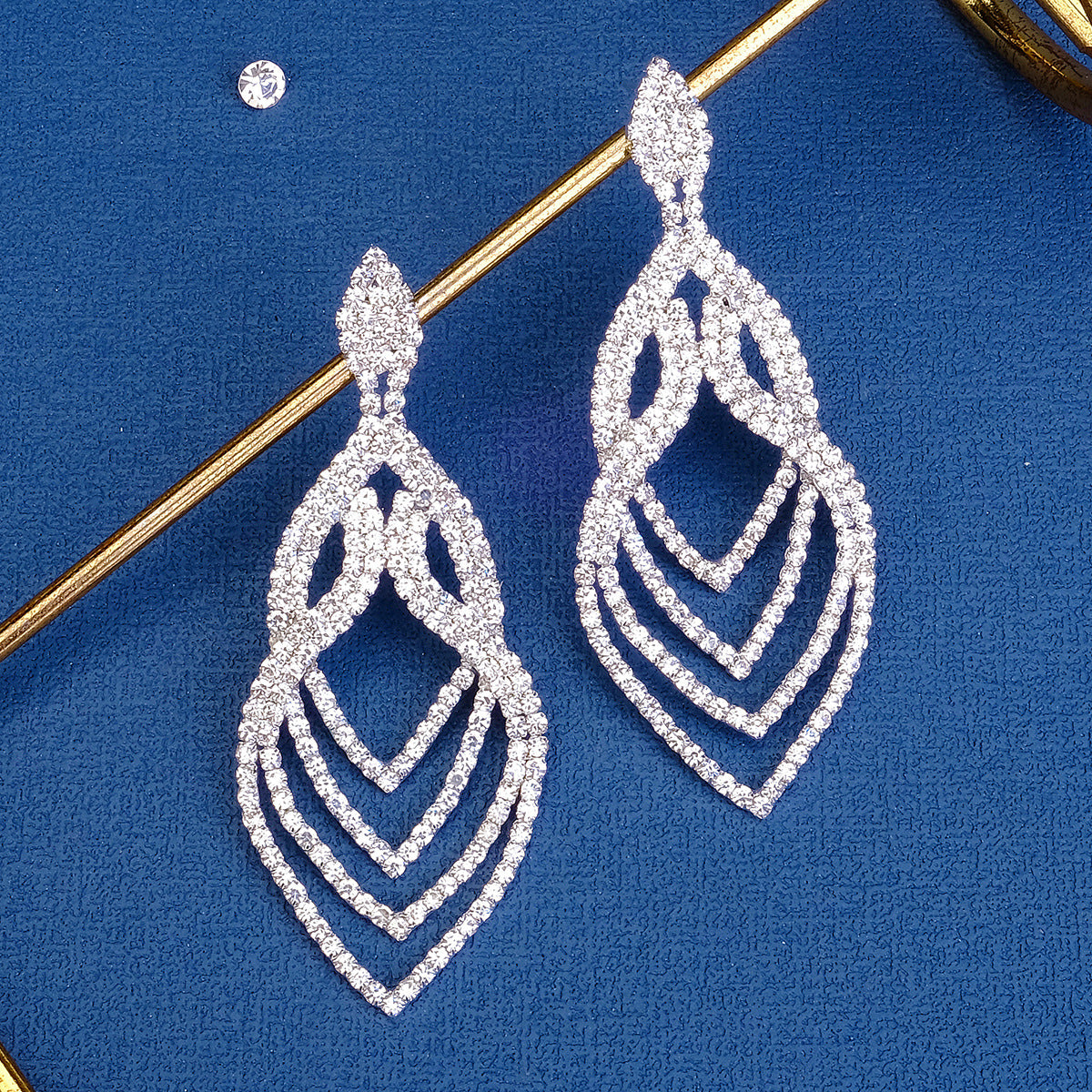 Banquet Party For Bride Light Luxury Earrings