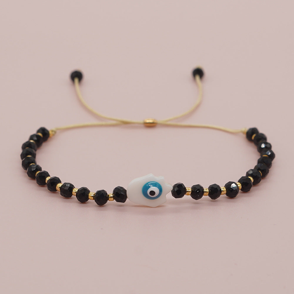 Eye Female Style Design Hand-woven Adjustable Bead Bracelets