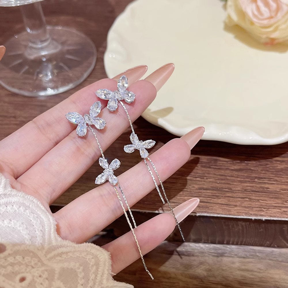 Luxury Long Fringe Simple Graceful Female Ear Clip