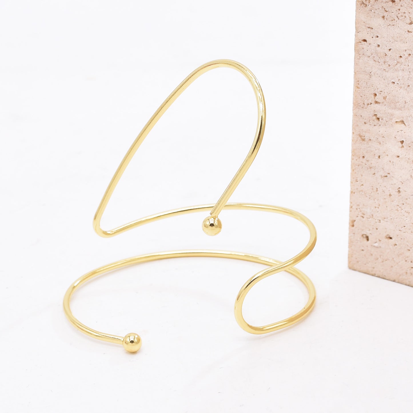Irregular Metal Palm Minimalist Design Love Exaggerated Personalized Female Bracelet