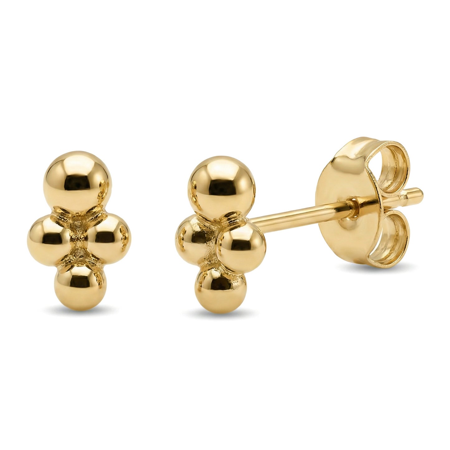 Women's & Men's Material Finely Inlaid Niche High Sense Basic Stud Earrings