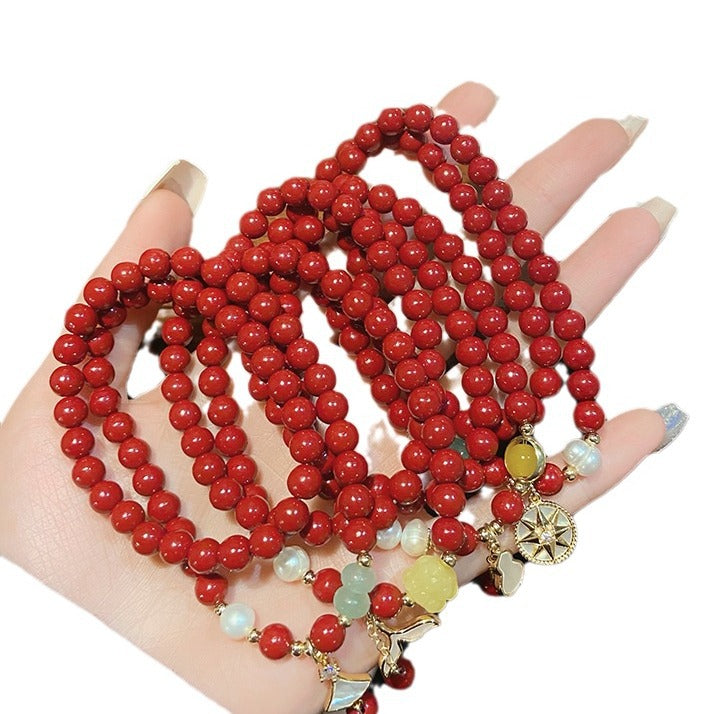 Artistic Retro Chinese Style Antique Traditional Han Clothing Bracelets