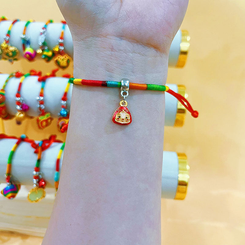 Dragon Boat Festival Colorful Rope Ethnic Style Hand-woven Adult Small Bracelets