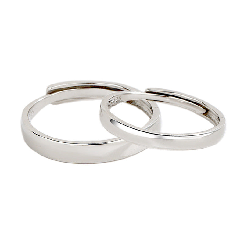 Simple Pair Of Open Mouth Valentine's Rings