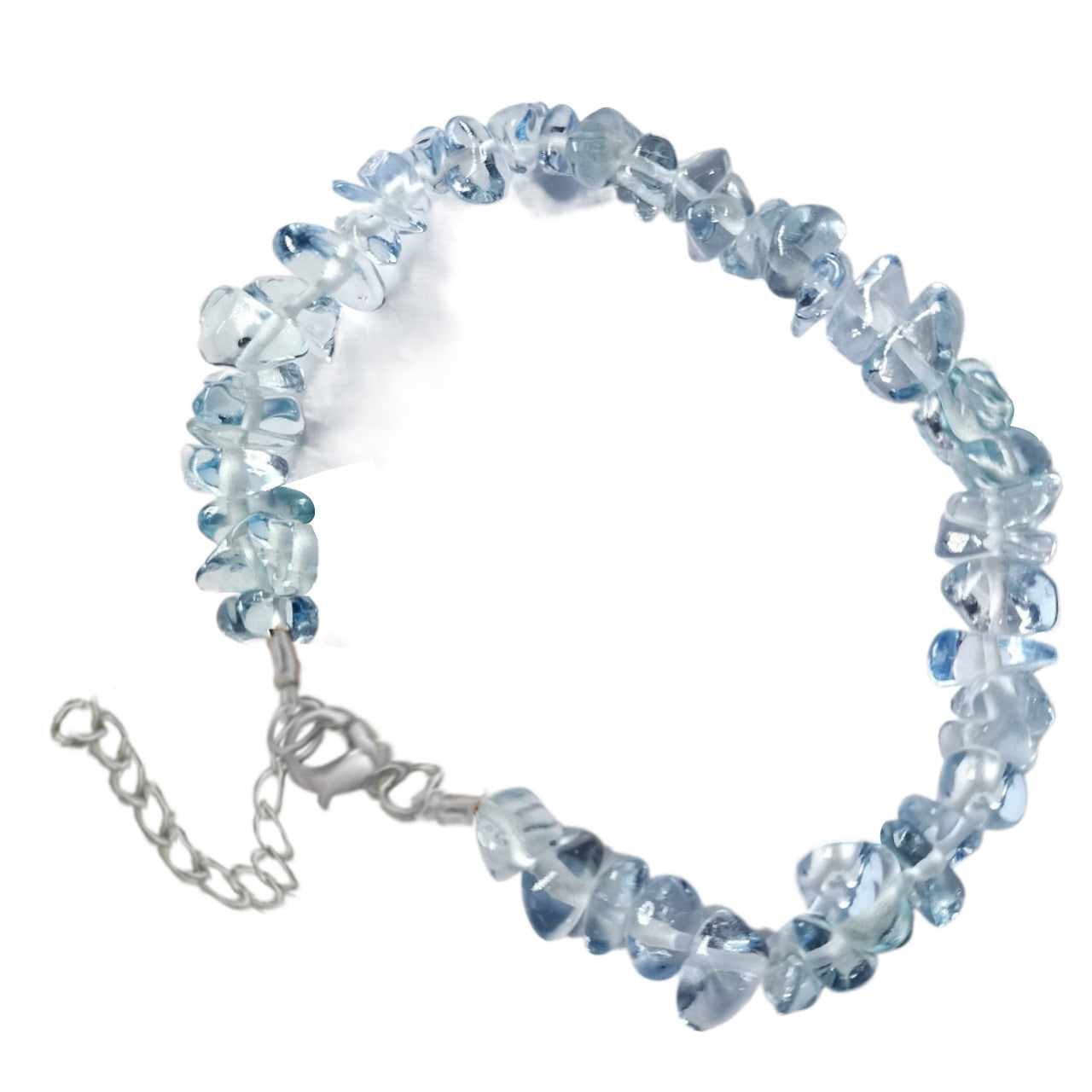 Natural Crystal Agate Gravel Stone Irregular Bracelets