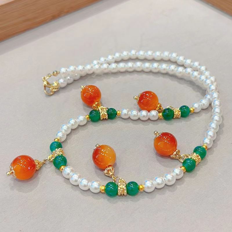 Children's Chinese Clothing Polo Collar Fresh Simple Temperament Necklaces