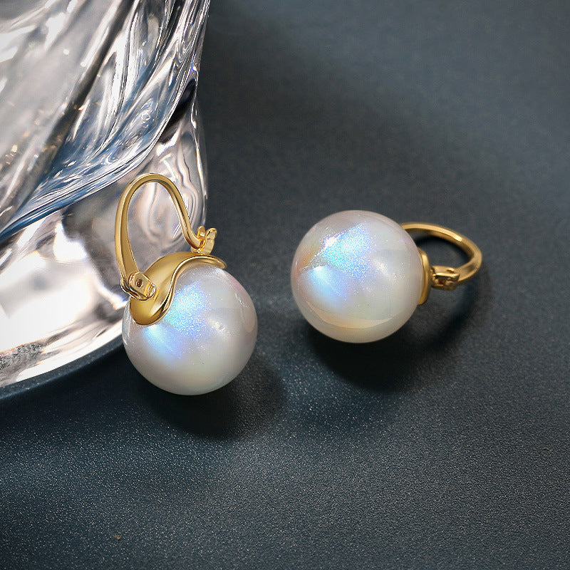 Mermaid Pearl Fashionable Retro Temperamental Tassels Earrings