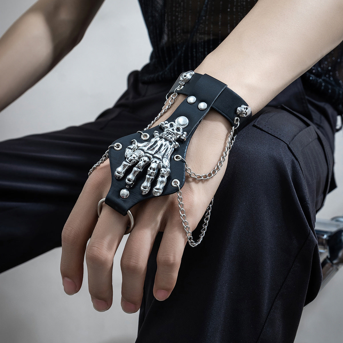 Men's Skull Fashion Personalized And Exaggerated Vintage Bracelets