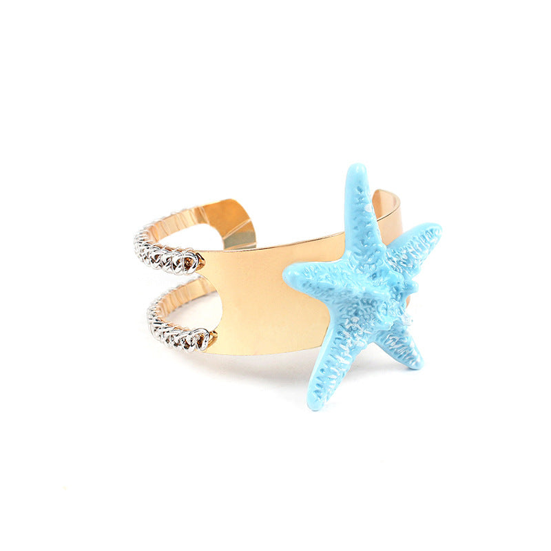 Colorful Starfish Vigorous Heart Trendy Vacation Bracelets