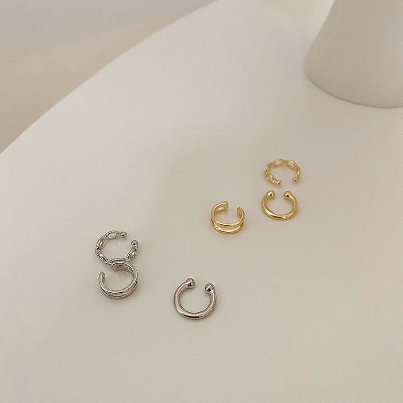 Women's Without Pierced Ears Niche High Sense French Style Retro Aloofness Ear Clip