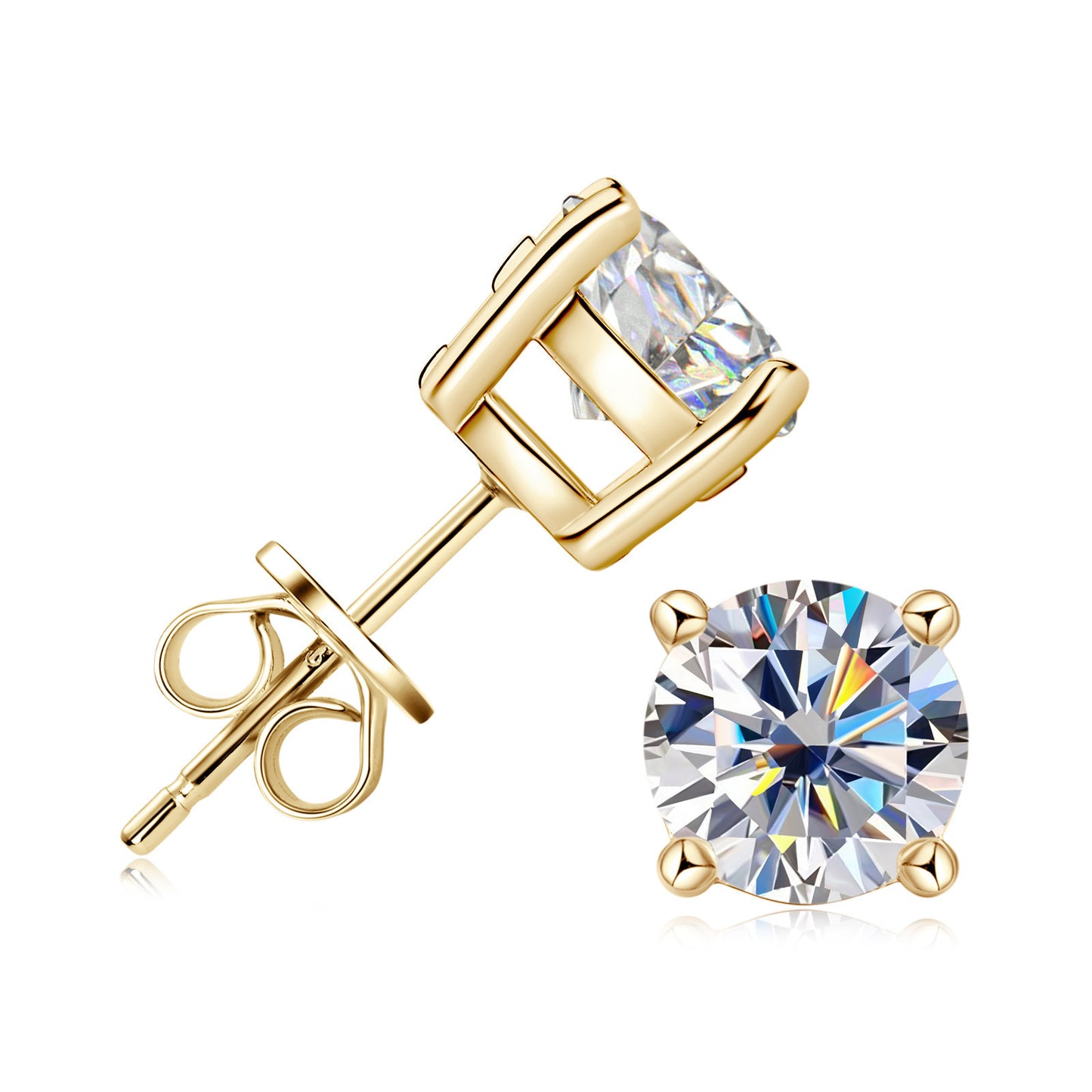 Men's Sier Ear Light Luxury High-grade Niche Female Stud Earrings