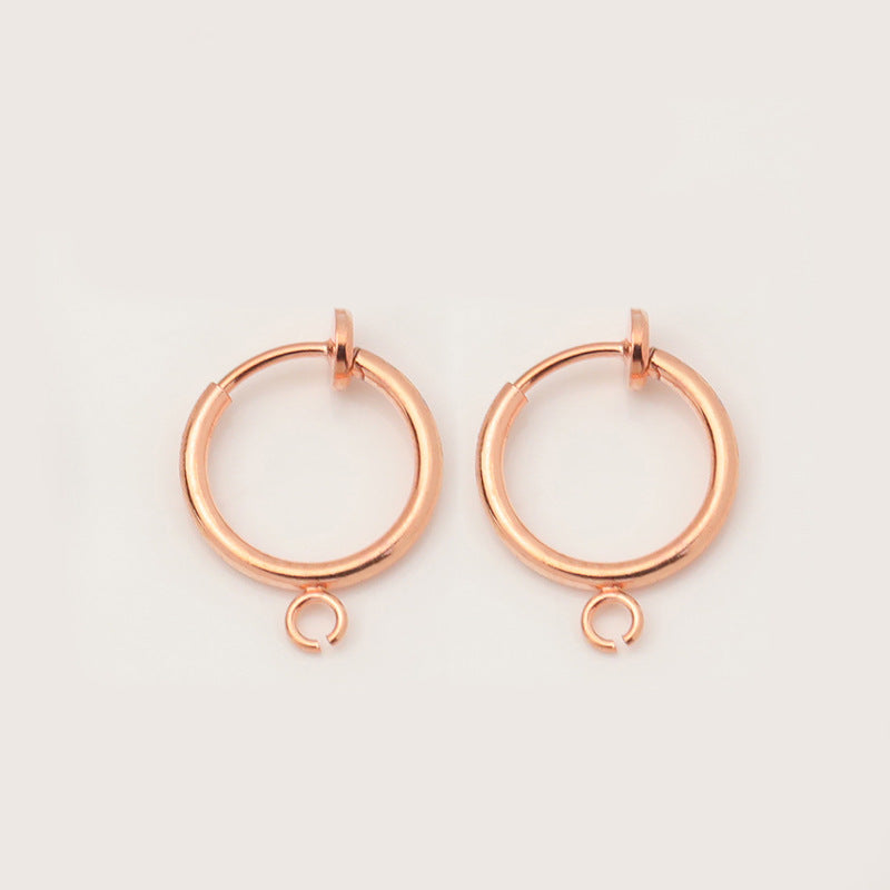 Korean Style Circle Personalized Simple Round Ear Clip
