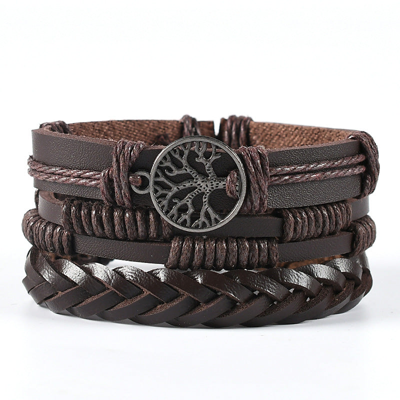 Fashion Wristband Charm Eye Leather Suit Bracelets