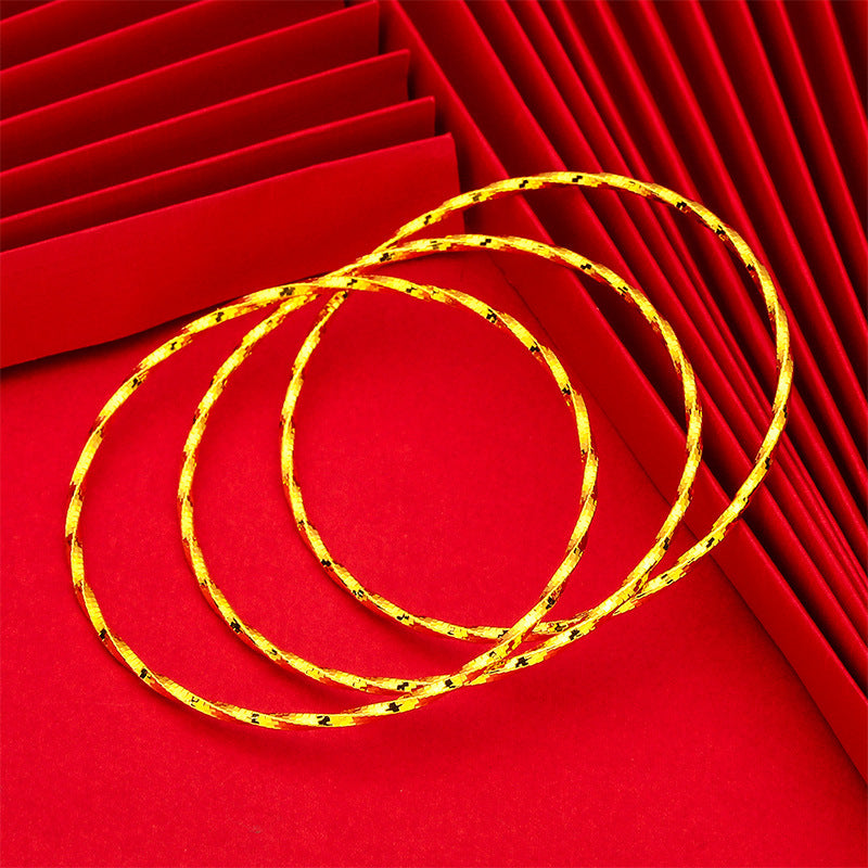 Classy Women's Vietnam Placer Gold Fine Bracelet