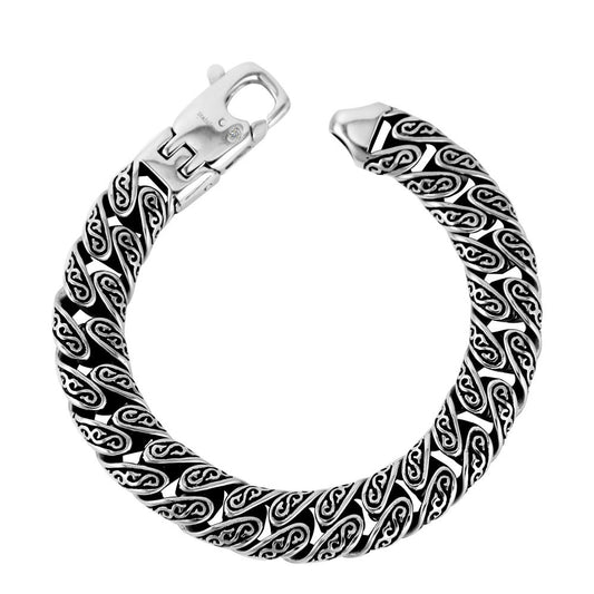 Men's Snake Pattern Punk Titanium Steel Domineering Bracelets