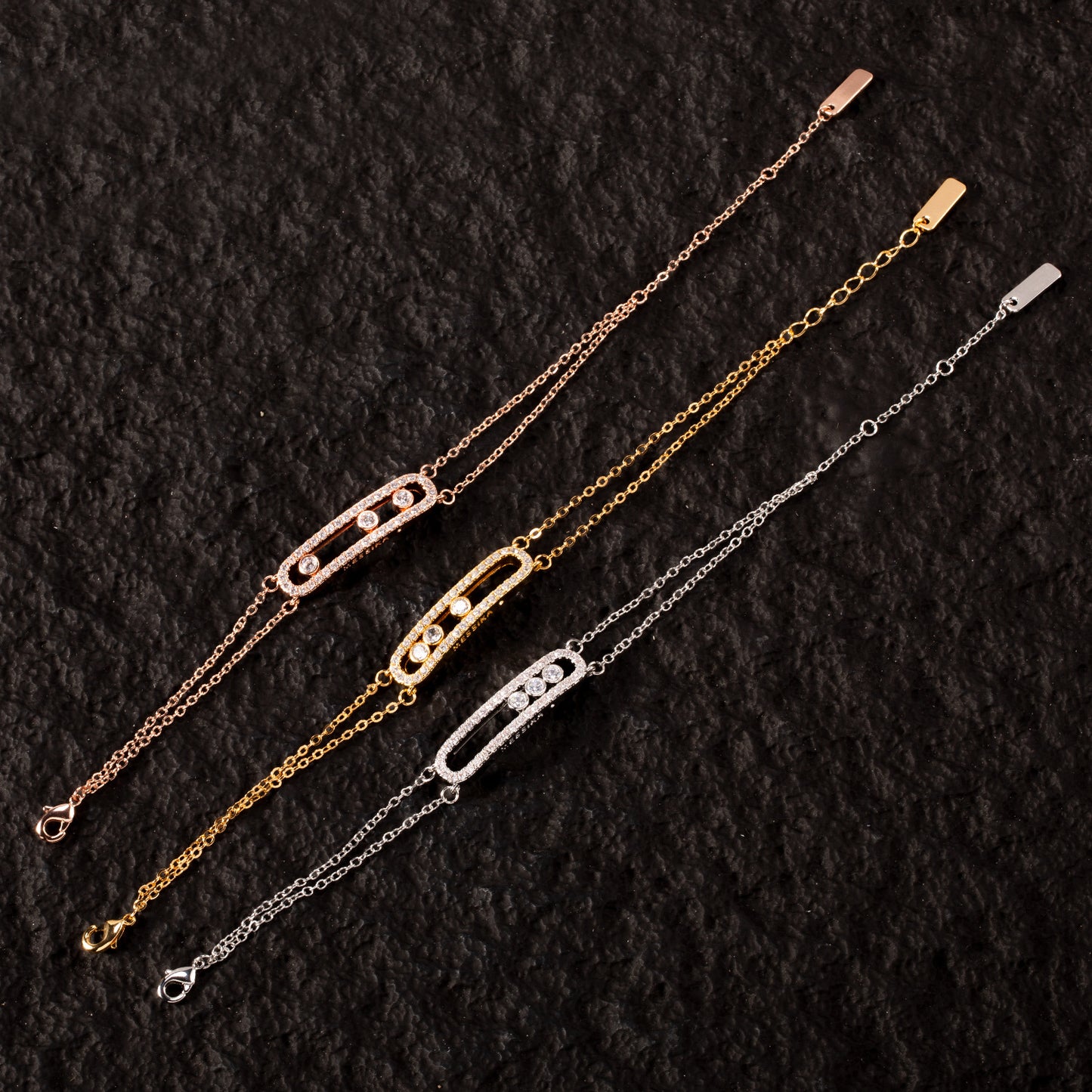 Full Diamond Classic Light Luxury High-grade Exquisite Gift Bracelets