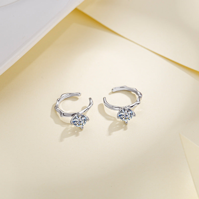 French Style Clips High Class Elegant Single Rings