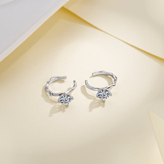 French Style Clips High Class Elegant Single Rings
