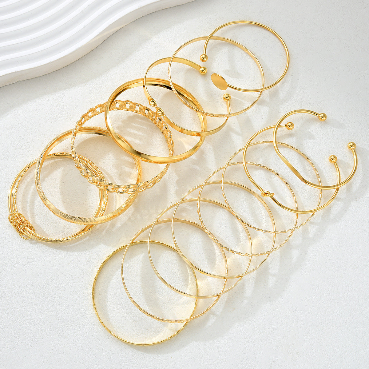 Women's Exquisite Knotted Printed Glossy High Sense Fashion Bracelets