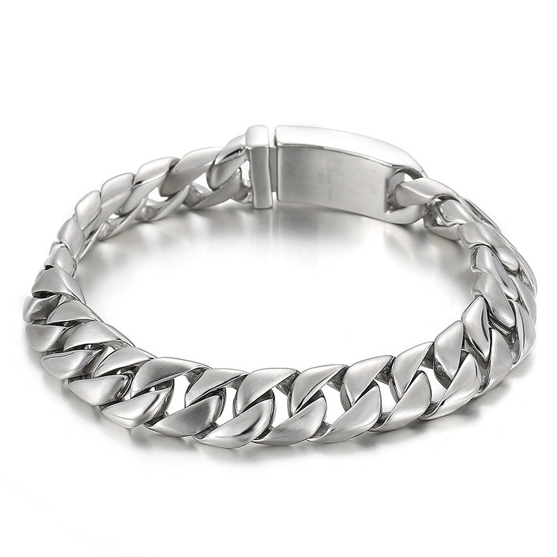 Men's Korean Style Simple Titanium Steel Fashion Bracelets