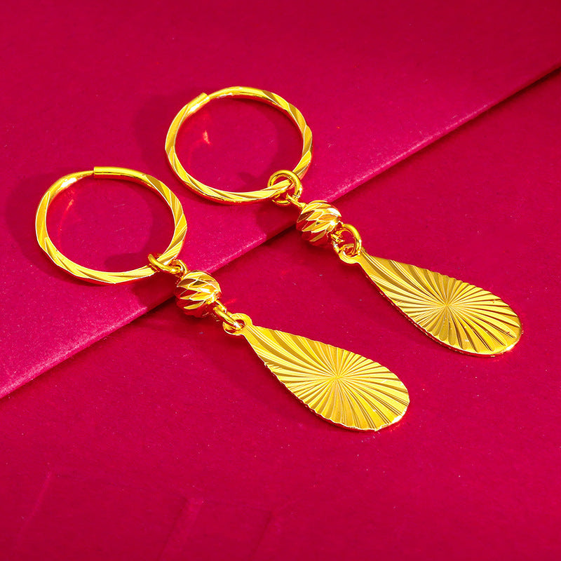 Women's Leaf-shaped Ear Maple Leaf Decorative Design For Rings