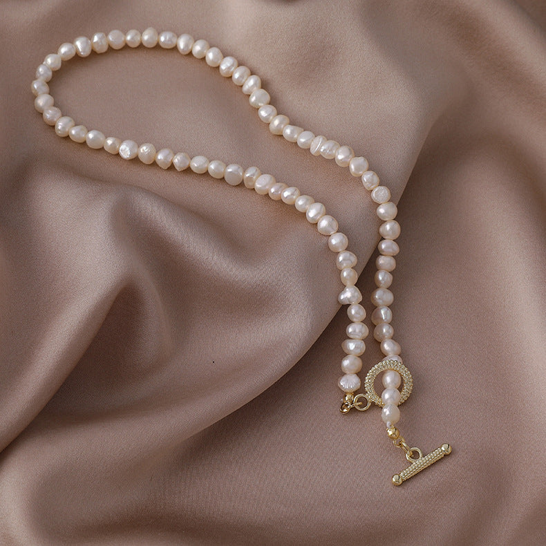 Pearl French Baroque Versatile Irregular Niche Design Simple Necklaces