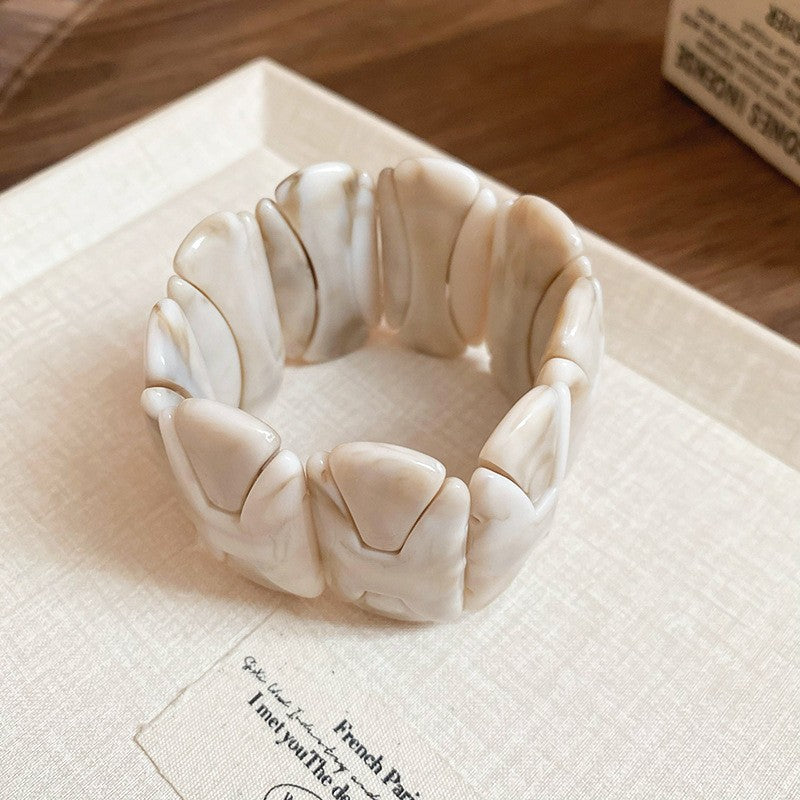 Irregular Resin Mori Style Simple Commute Light Bracelets