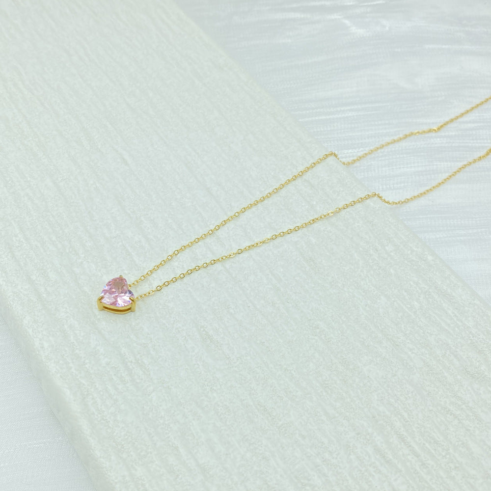 Diamond Love Twee Constellations Titanium Steel Material Does Necklace