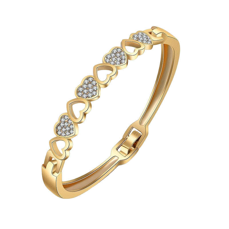 Stall Night Market Zircon Diamond Alloy Bracelets