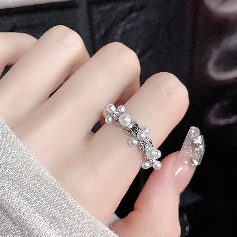 Cross Open Adjustable High Sense Stylish Index Finger Rings