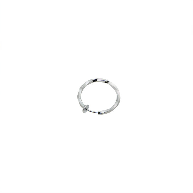 Versatile Glamorous Exaggerated Spring Twisted Big Ear Clip