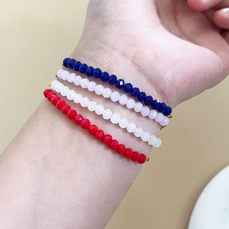 Bracelets de perles colorés faits à la main pour femmes, ornement à la mode