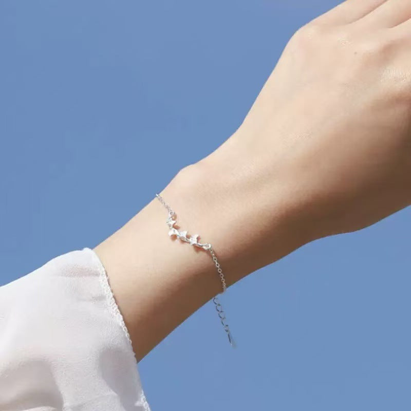 Korean Style Leaf Light Luxury Fresh Ginkgo Bracelet