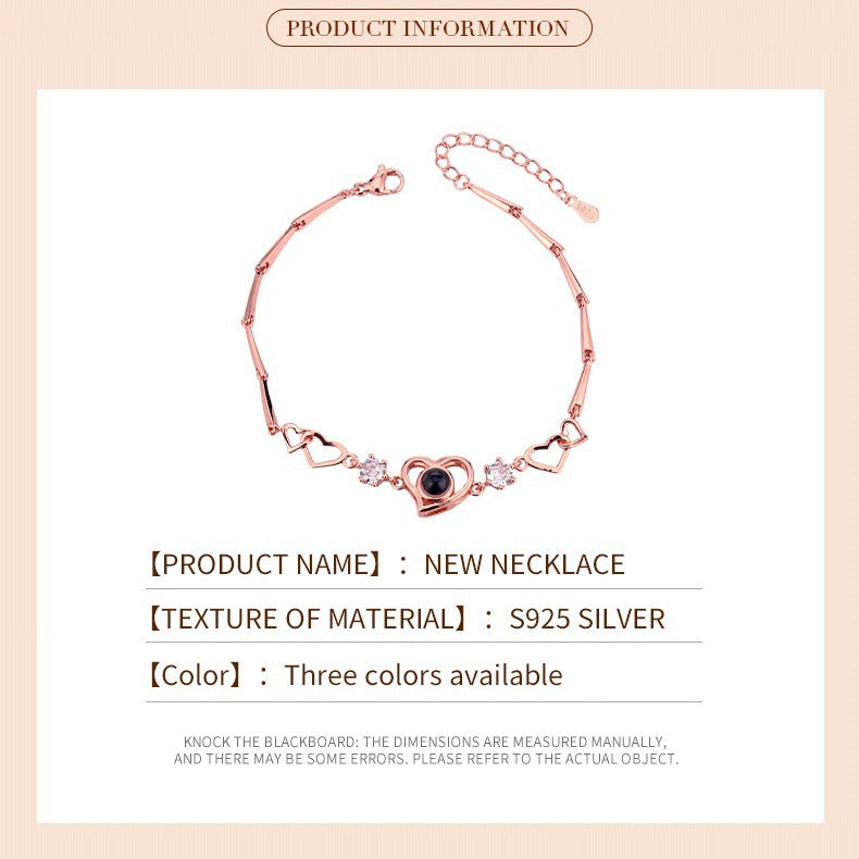 Crooked Projection Female Personalized Niche Design One Hundred Bracelets