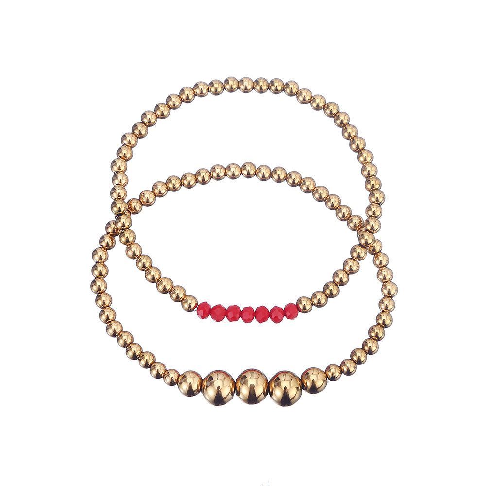 Women's High Quality Hand Furnace Gold Waterproof Hard-wearing Stainless Bracelet