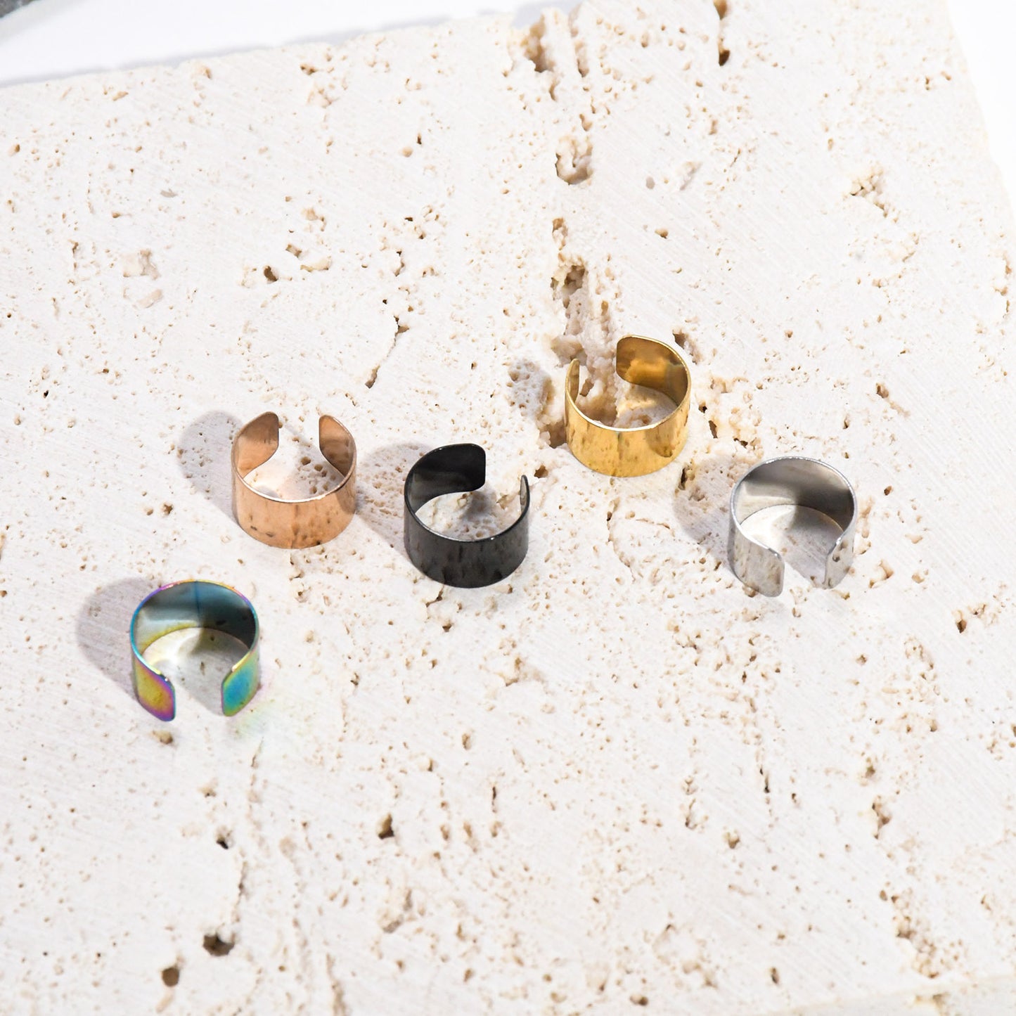 Fashion Stainless Steel Type Flat Spring Titanium Ear Clip