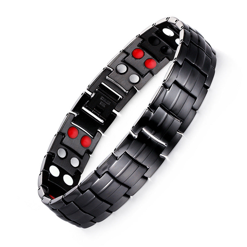 Men's Fashion Simple Back Of Turtle Magnetic Anion Bracelets