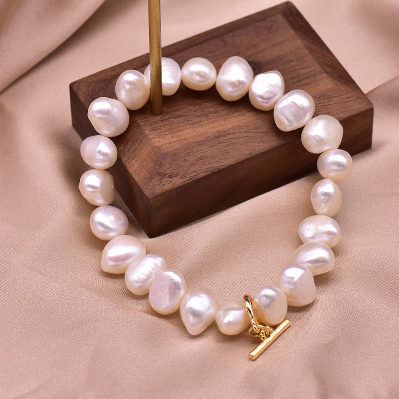 Pearl Natural Design Light Luxury Minority High-grade Bracelets