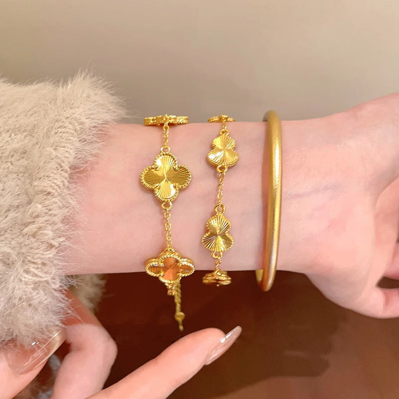 Women's Clover For Light Luxury Minority Exquisite Temperament Bracelet