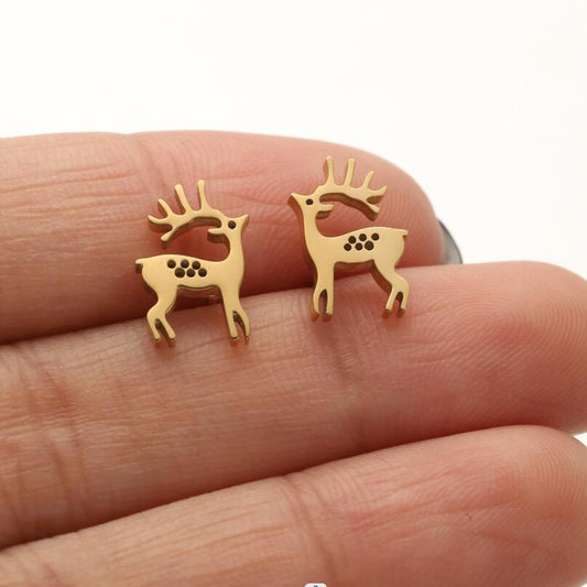 Antlers Simple And Compact Fresh Version Earrings