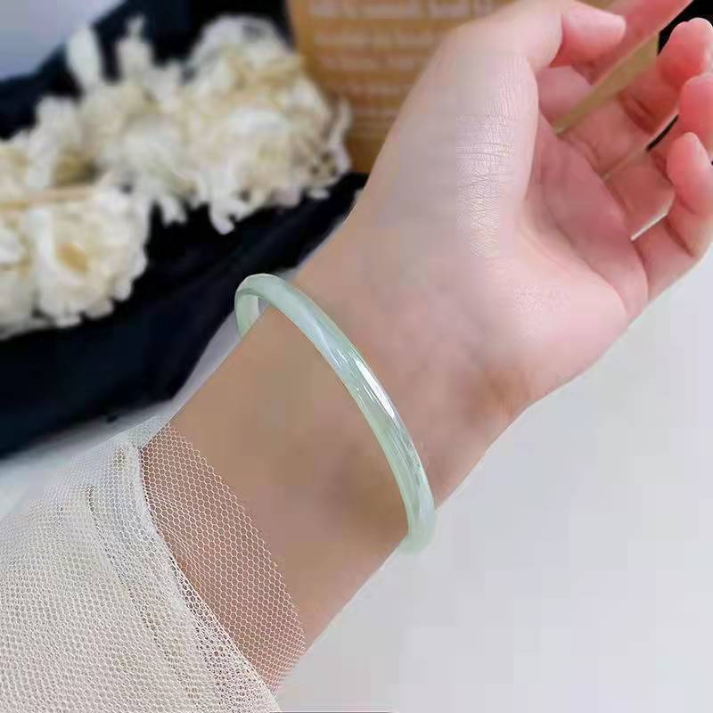 Step Jingle Imitation Jade Antique Traditional Han Clothing Bracelet