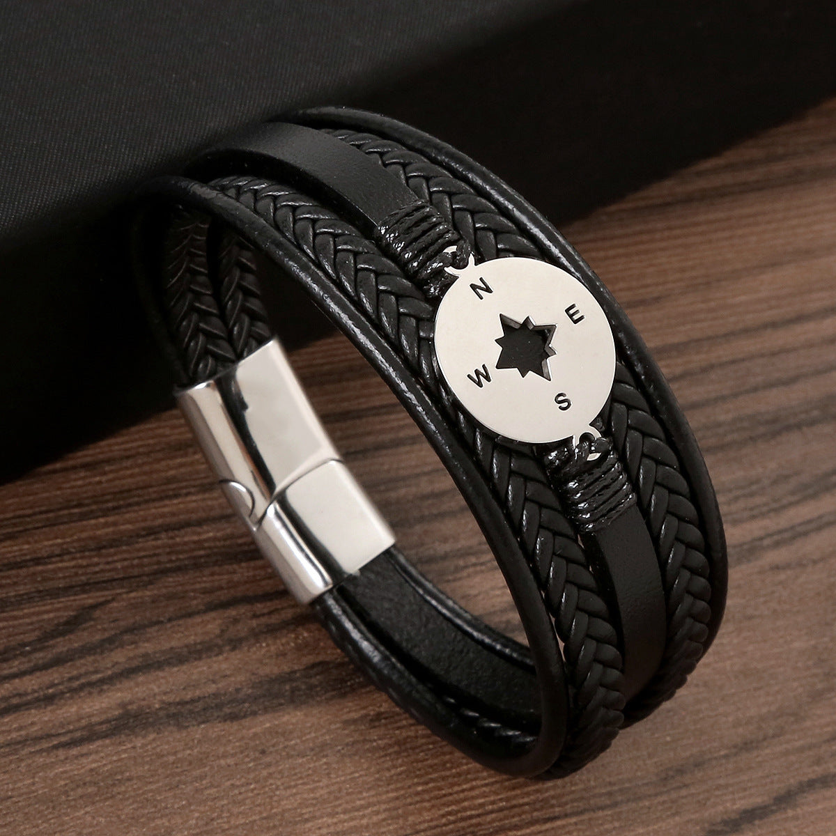 Herren Herbst Edelstahl Schmuck Mode handgefertigte Armbänder