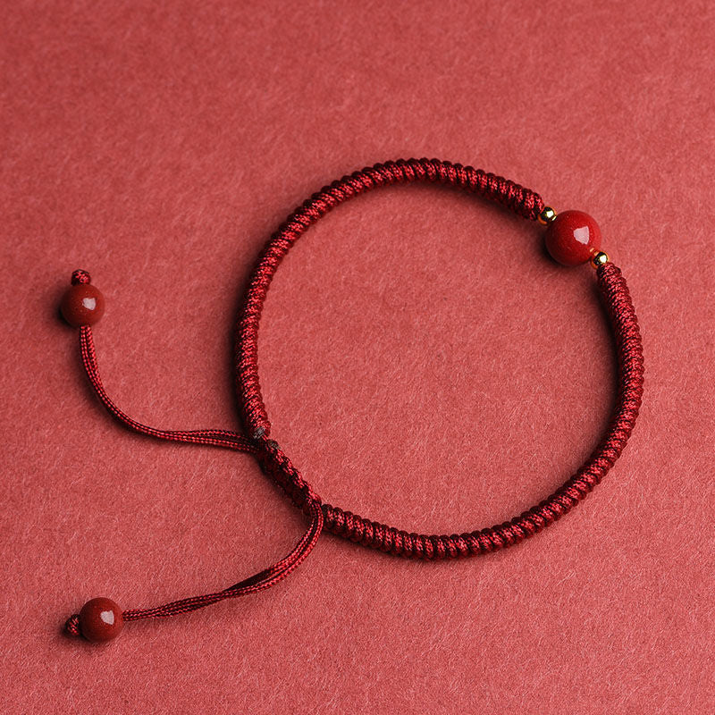 Life Hand-woven Cinnabar Small Successful Lucky Bracelets