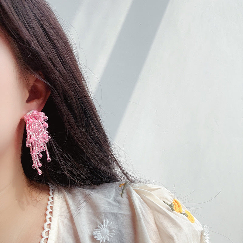 Waterfall Tassel Vitality Yuan Girlish Style Change Rings