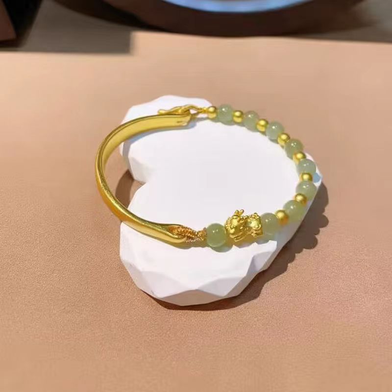 Jade Longevity Lock Pink Crystal Safety Such The With Secret Bracelet